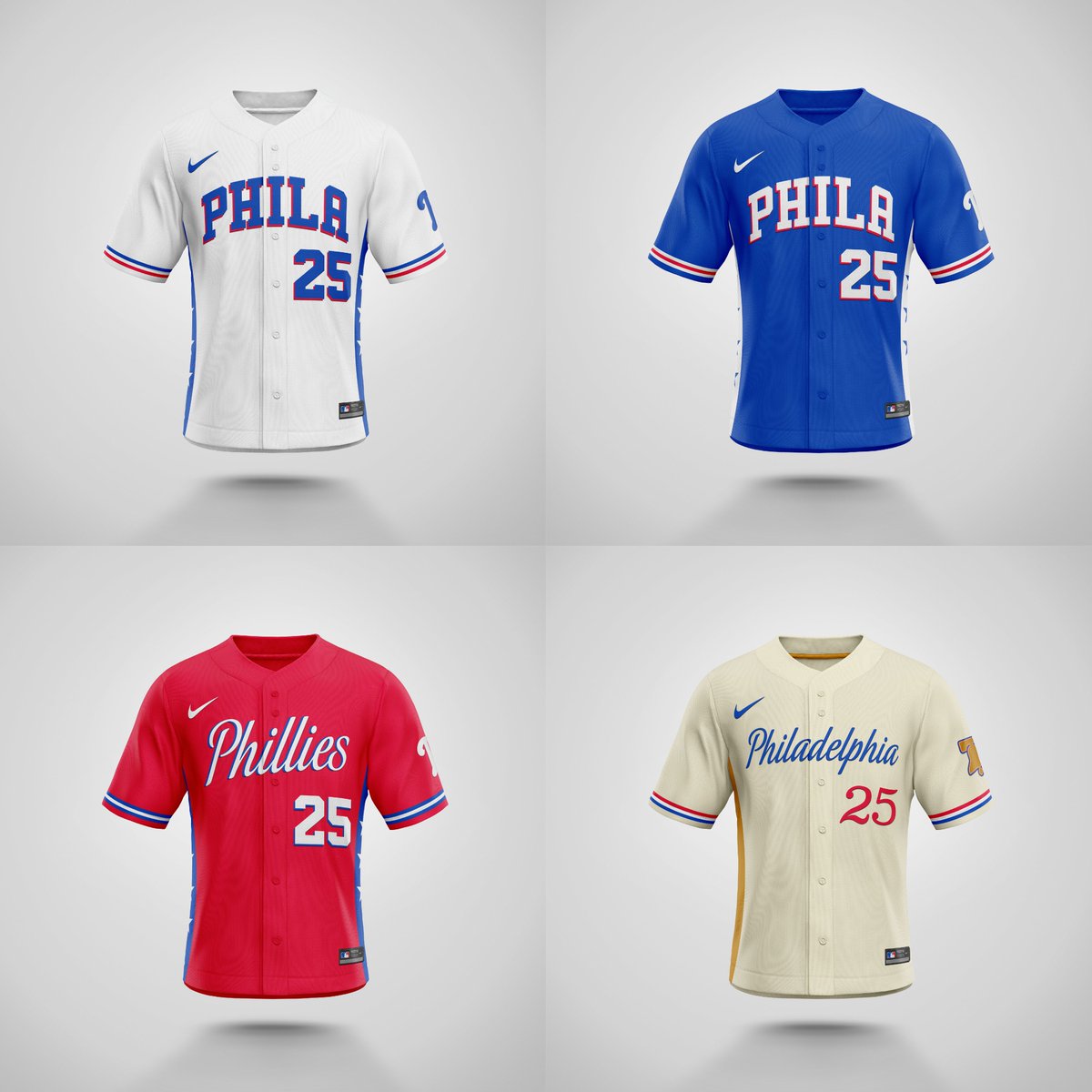  @sixers x  @phillies