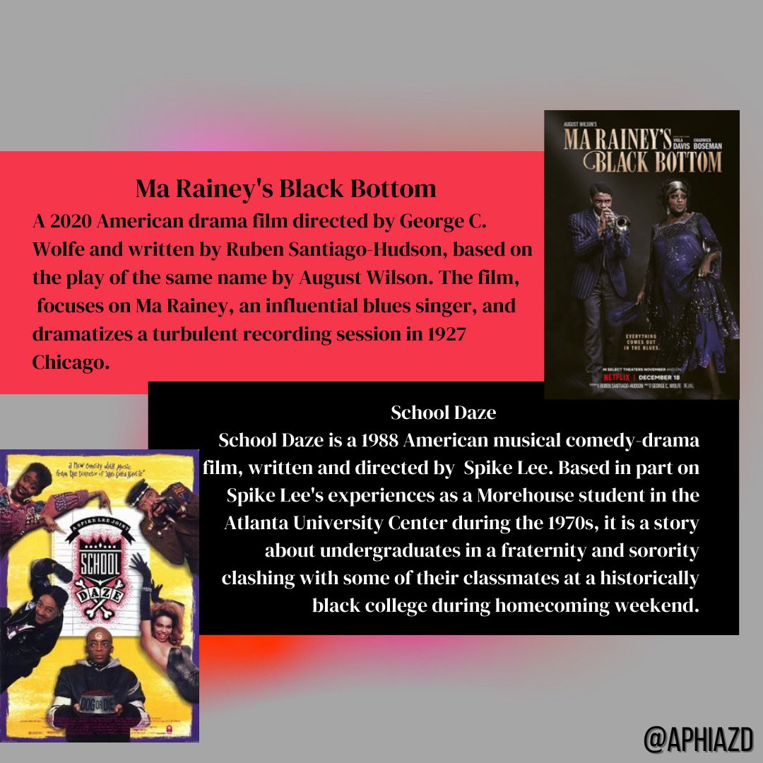 msualphas's tweet image. As we continue our celebration of Black History Month, we would like to share some of our top choices of black cinema on Netflix! Please comment on other suggestions we should add to our watch list! 🎬