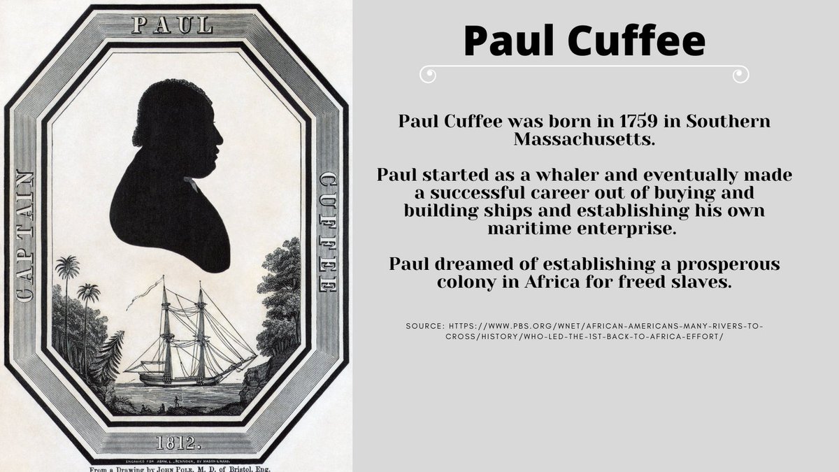 Day 3 Black History Month Fact: 
Paul Cuffee was an American businessman, abolitionist and whaler. 
#BlackHistoryMonth #BHM #BlackHistoryEntrepreneurs