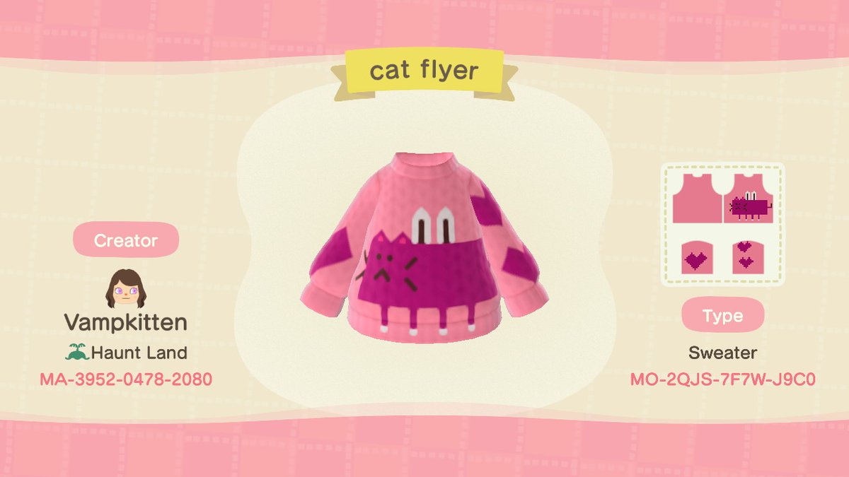 acnh_taco's tweet photo. #kitty cat #Flying #pink #purple #AnimalCrossing #ACNH #NintendoSwitch https://t.co/SJ8tJvJVxR