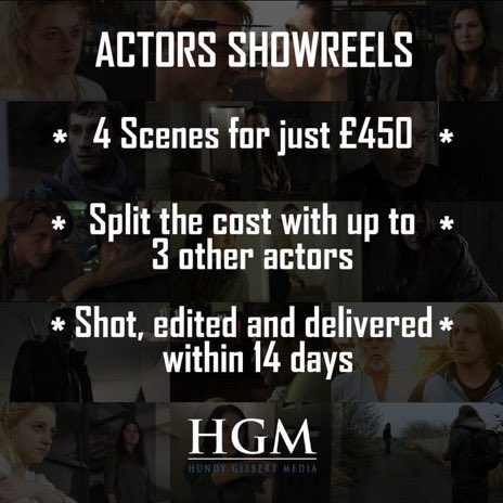 HGMediaOfficial's tweet photo. ⭐️ACTORS⭐️ need a showreel or some extra scenes for 2021?

Don’t spend years waiting for footage or pay huge sums to have one made.

Use our buddy system and split the cost with up to 4 friends

Link in bio🎥🎬
#actor #actors #acting #showreel #actorslife #showreelshareday https://t.co/iYHNk5sC7Q