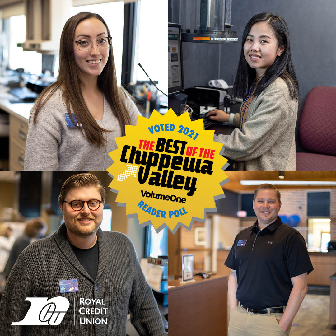 Royal_CU's tweet image. We are honored to be rated as the best bank or credit union AND one of the best places to work in the Chippewa Valley in Volume One’s 2021 Best Of Reader Poll! We want to give a big thank you to everyone who voted for us – we appreciate it!