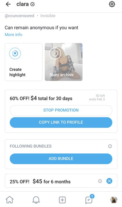 60% off for next 50 subs link in bio x https://t.co/va8nOLqYbb