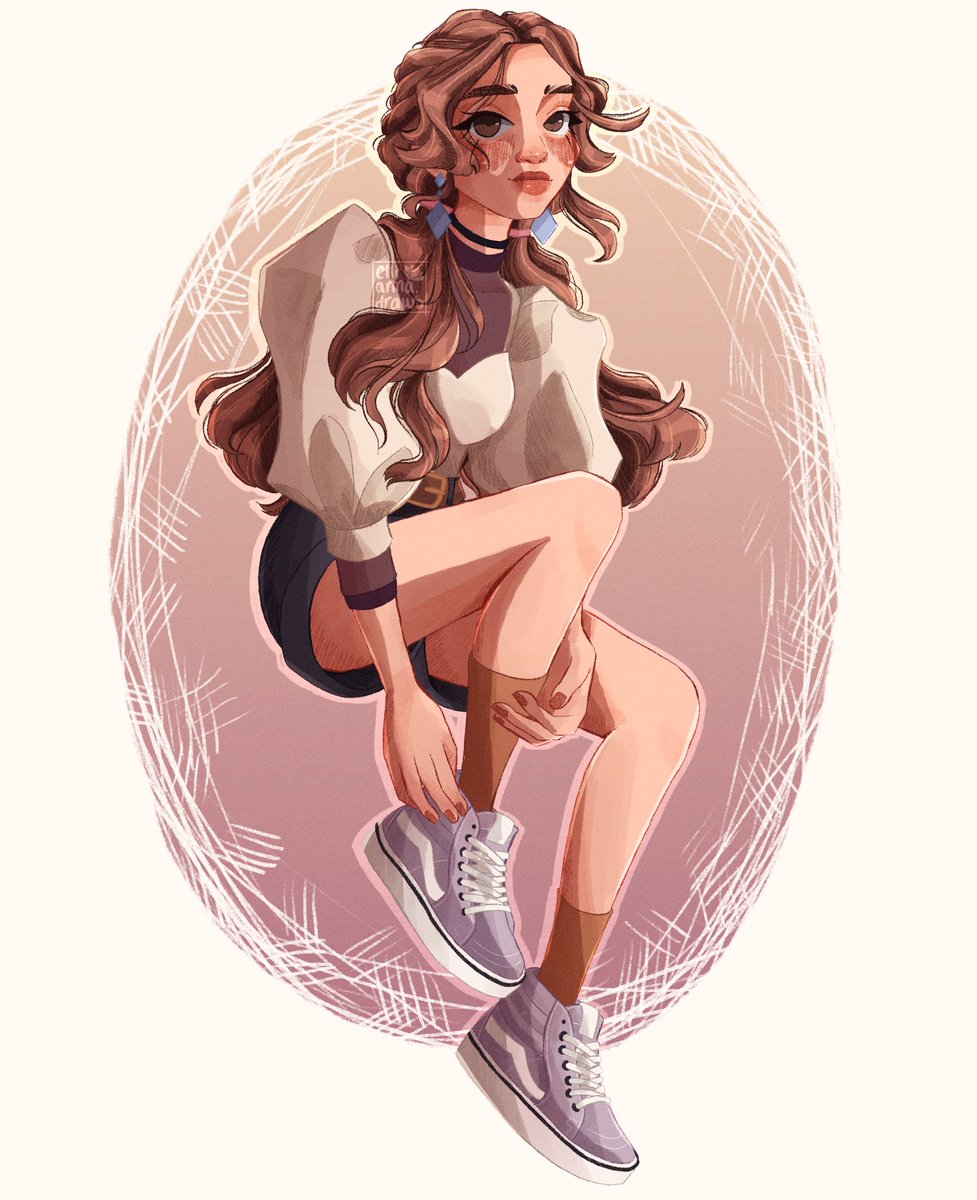 wellotwig's tweet image. Hit 100 followers! thought I’d do a quick intro: I’m Elli Anna and I’m a digital artist who primarily posts on Instagram, but I wanted to try out Twitter! I recently started doing art streams on twitch, so if that interests you check me out! Here are some examples of my work: