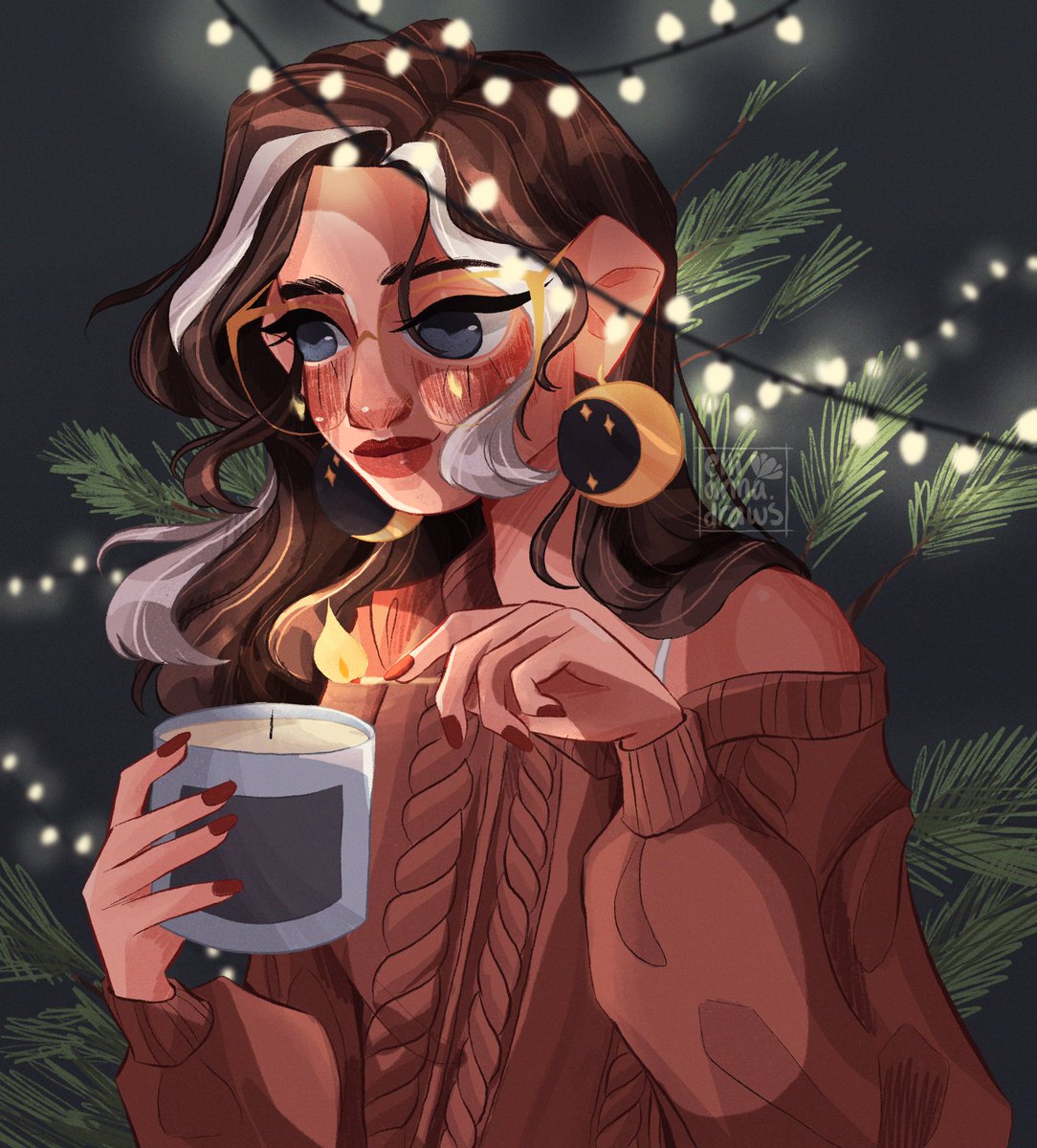 wellotwig's tweet image. Hit 100 followers! thought I’d do a quick intro: I’m Elli Anna and I’m a digital artist who primarily posts on Instagram, but I wanted to try out Twitter! I recently started doing art streams on twitch, so if that interests you check me out! Here are some examples of my work: