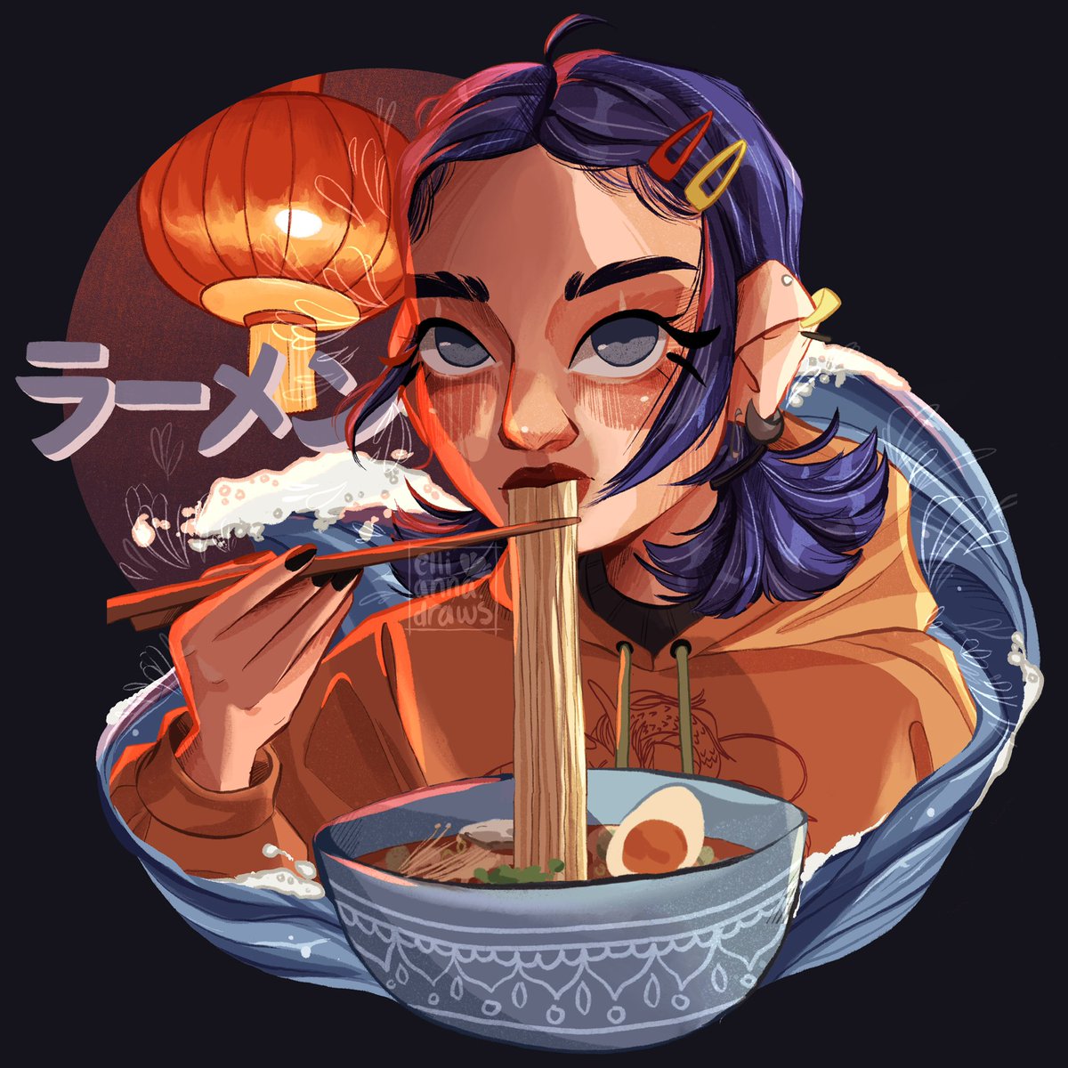 wellotwig's tweet image. Hit 100 followers! thought I’d do a quick intro: I’m Elli Anna and I’m a digital artist who primarily posts on Instagram, but I wanted to try out Twitter! I recently started doing art streams on twitch, so if that interests you check me out! Here are some examples of my work: