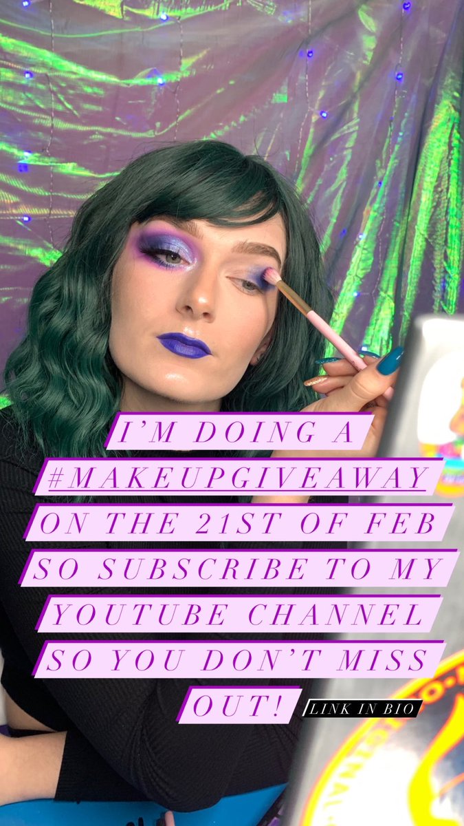 COURTNEYBEAUTY_'s tweet photo. I’m doing a #makeupgiveaway on the 21st of February! Make sure you are subscribed to my @YouTubeCreators @YouTube channel so you don’t miss the video! #giveaway #Giveaways #instagram #makeup #makeupartist 
🔗 https://t.co/0rx2d3kaWY https://t.co/VIRlnUMgOO