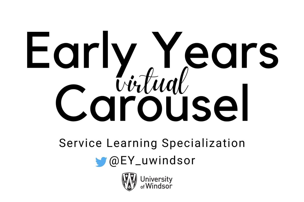 Calling all families! Our 2nd Annual Early Years Carousel will be launching virtually this family day weekend (Feb 13-15). Visit our FBpage for more details! We cant wait for you to join us. @EY_uwindsor  Facebook.com/earlyyearscaro…