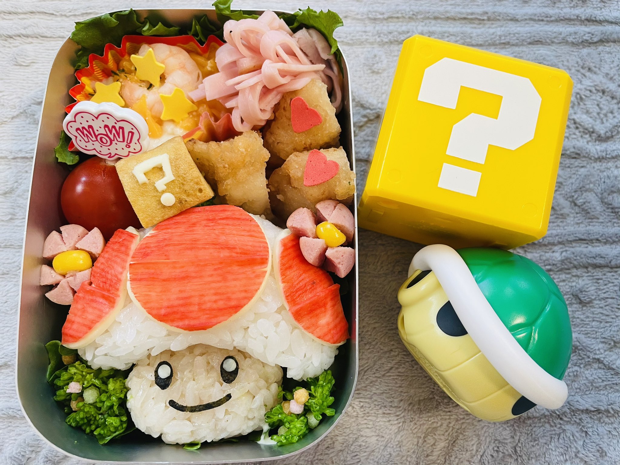 名無しラジオ 出来たよぉぉぉ キノピオ弁当 幼稚園弁当 お弁当 キャラ弁 デコ弁 キノピオ弁当 マリオ弁当 マリオ キノピオ 名無しラジオ 出来たよぉぉぉ キノピオ弁当 幼稚園弁当 お弁当 キャラ弁 デコ弁 キノピオ弁当 マリオ弁当 マリオ キノピオ