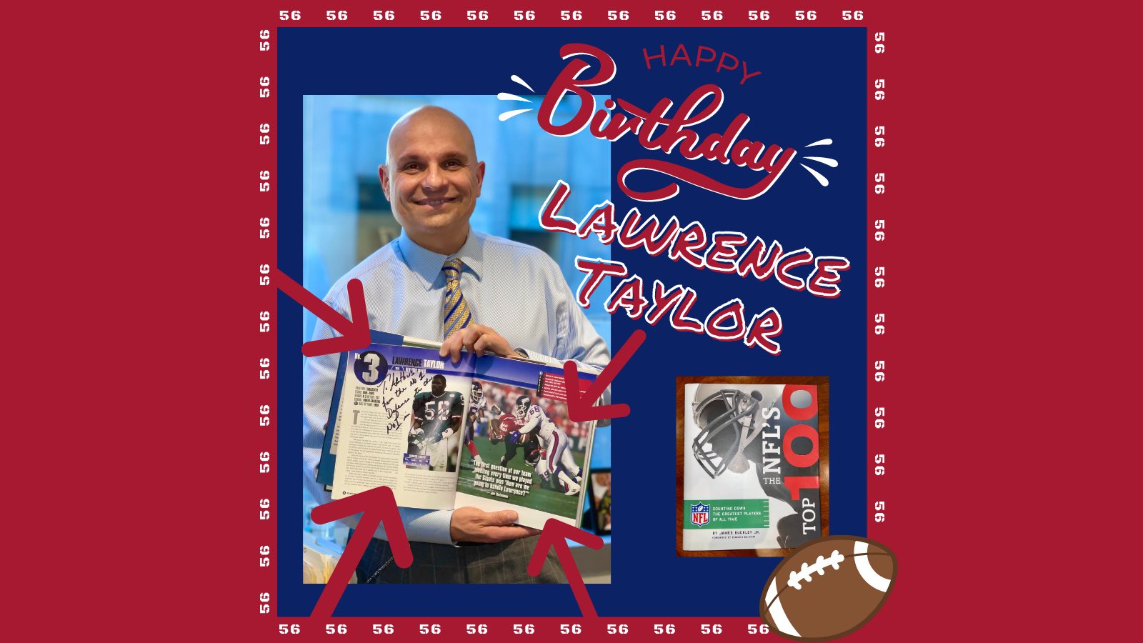 HAPPY BIRTHDAY TO MY  FRIEND LAWRENCE TAYLOR           