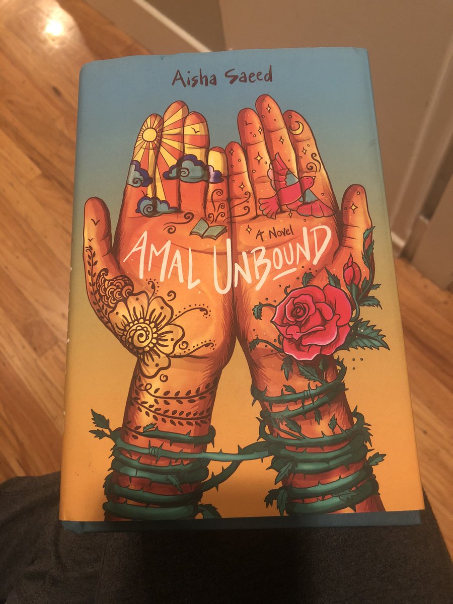 Book 14: Amal Unbound by Aisha Saeed. It was a  #GRA book but I never got a chance to read it. My daughter’s class is going to read it this year so I thought perfect timing!