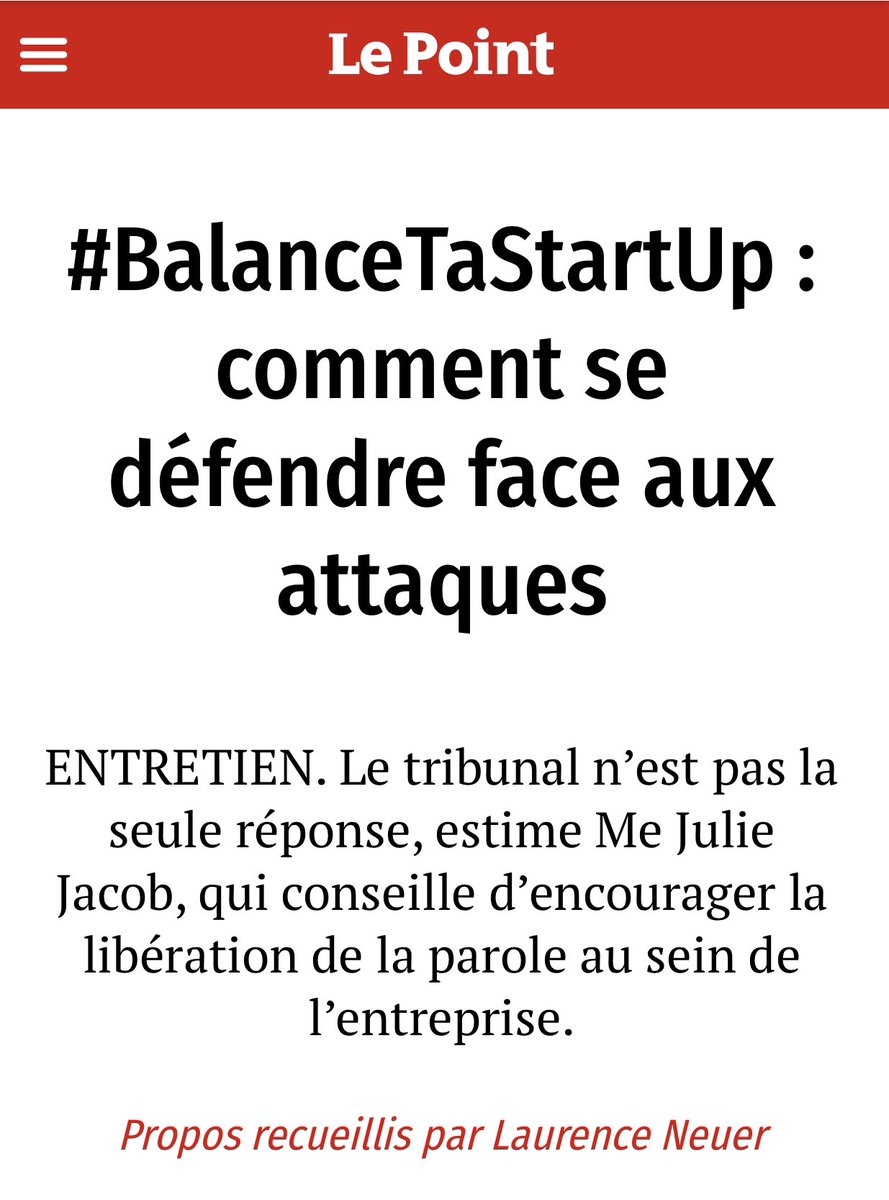 #Balancetastartup
lejdd.fr/Societe/tribun…