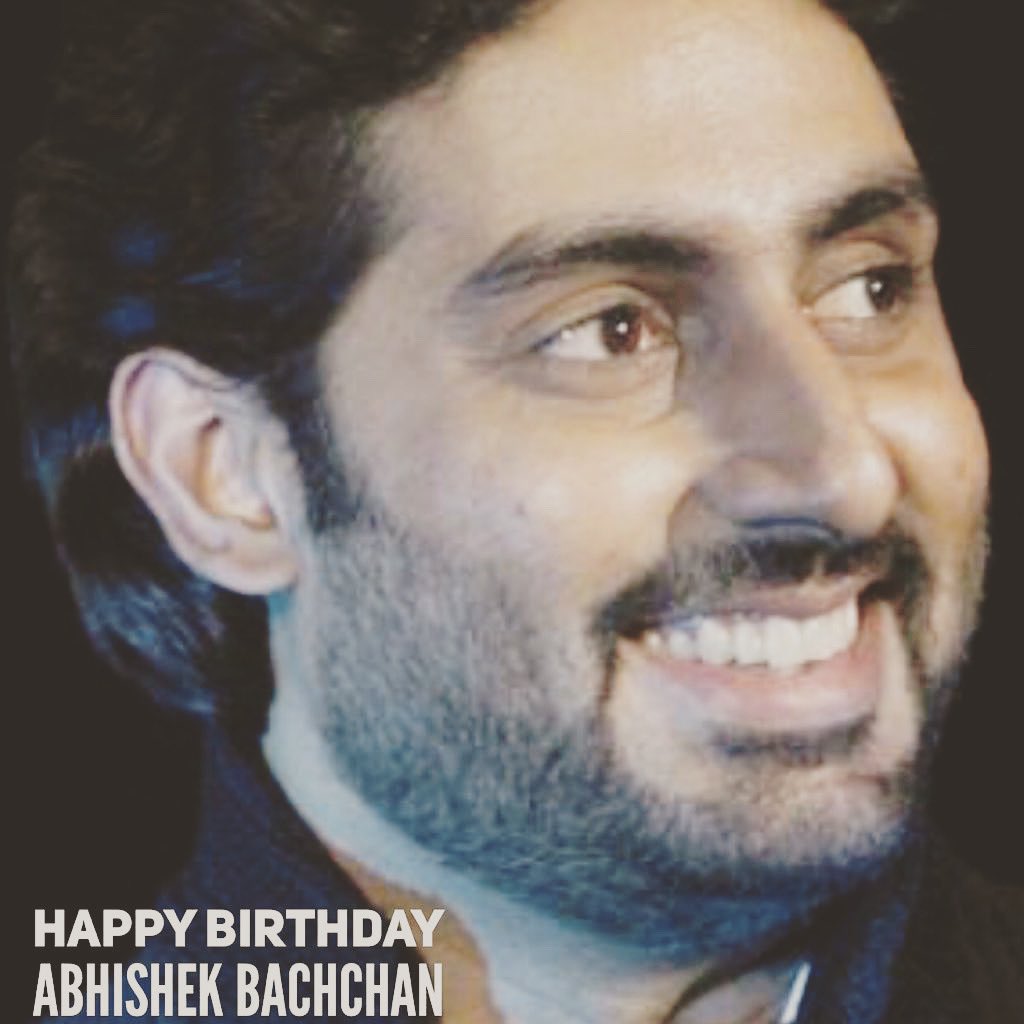 Happy Birthday Abhishek Bachchan & Good Wishes.                                        