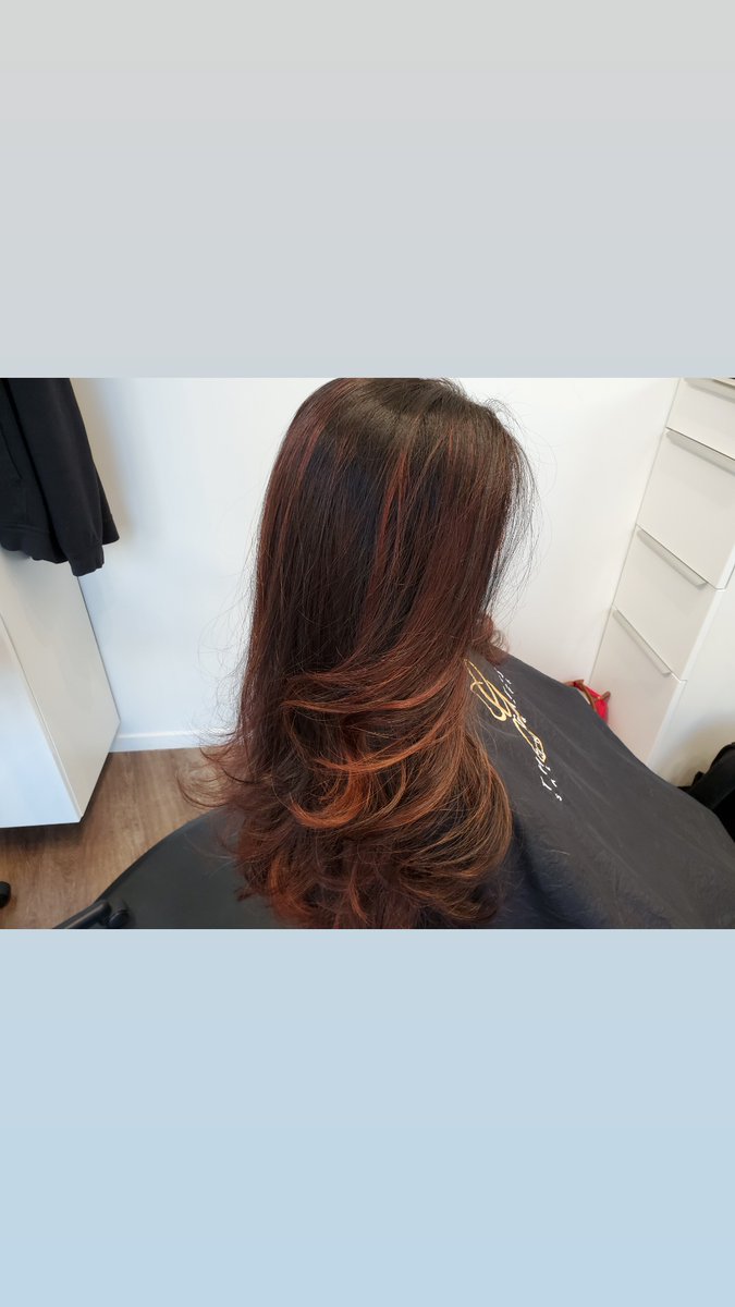 THEGATESSALON's tweet photo. Cherry cola hilights! https://t.co/57KPeS798g