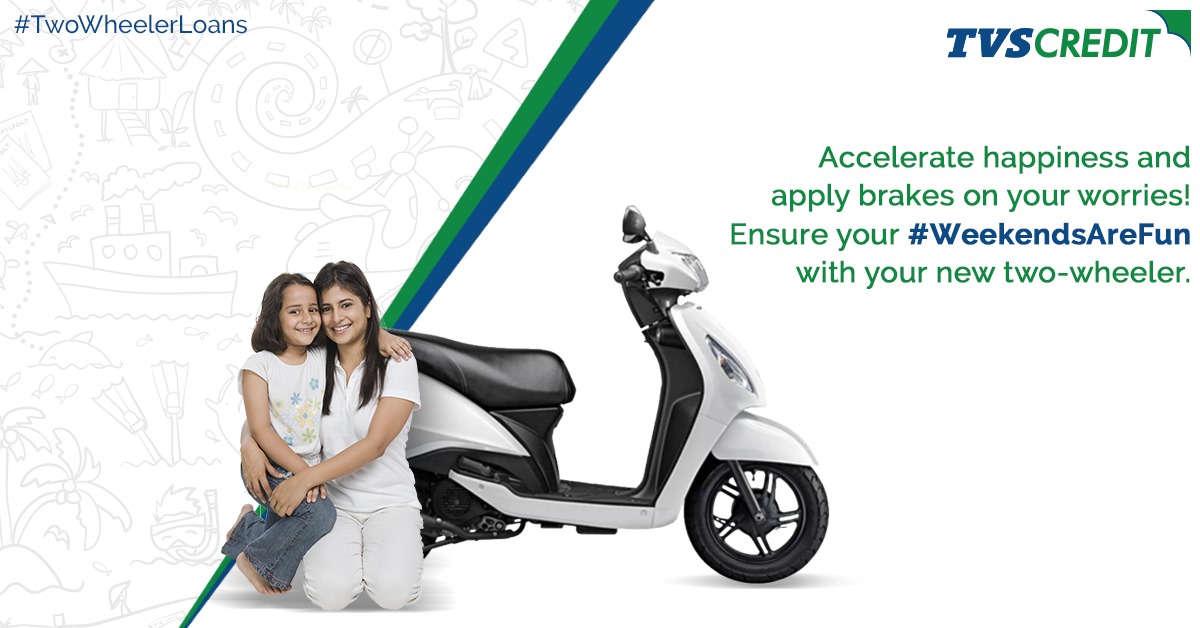 TVSCredit's tweet image. #WeekendsAreFun when you can be care-free and stress-free!

#TVSCredit #TwoWheelerLoans