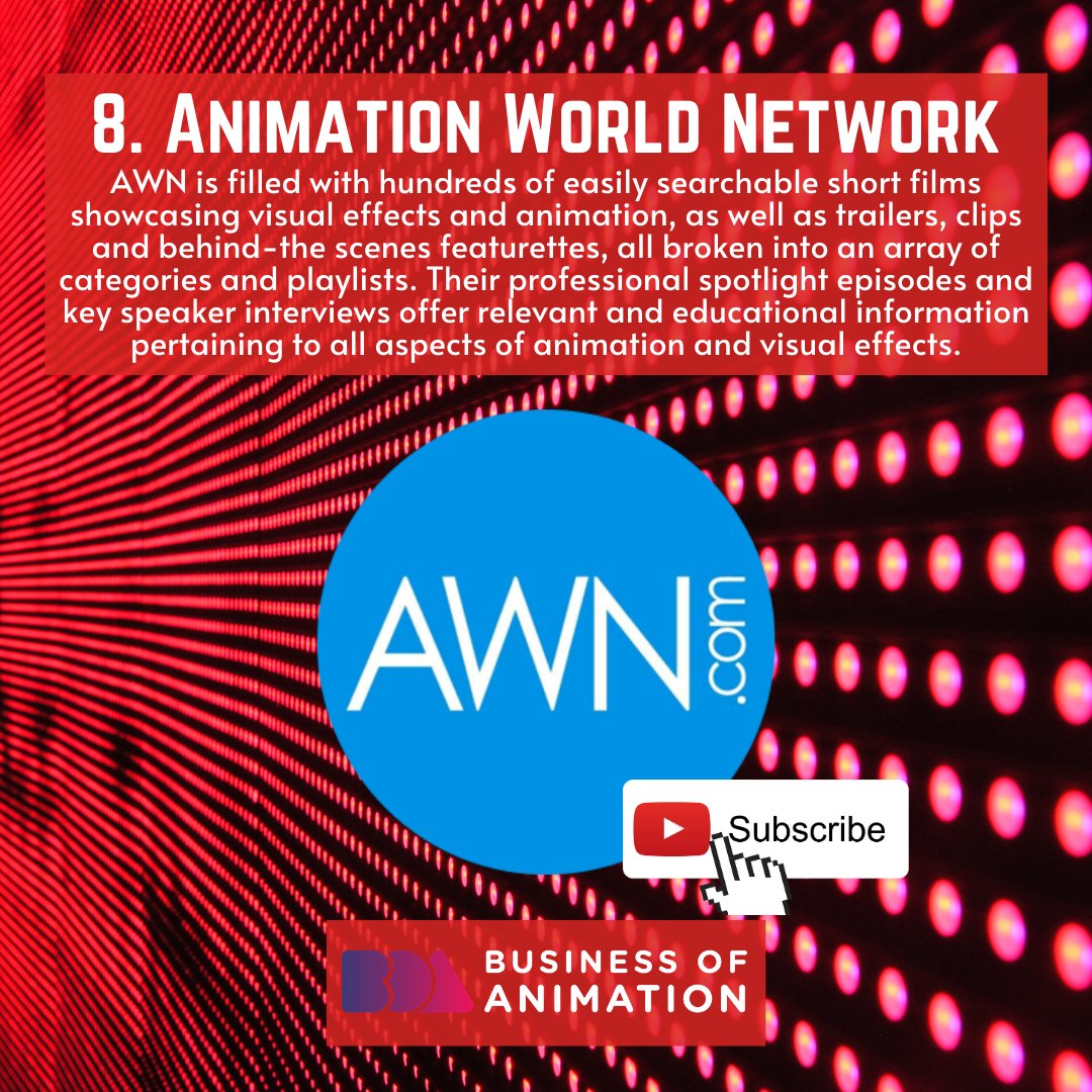 animationbiz's tweet photo. 8. Animation World Network

Want to learn the 6 most important things every animator needs to know to be successful? Sign up for our FREE Masterclass! Link in bio.

#AnimationResources #AnimationYoutubeChannel #AnimationChannel #AnimationYoutubers #AnimationBusiness

3/3 https://t.co/TRKMp8Zb53