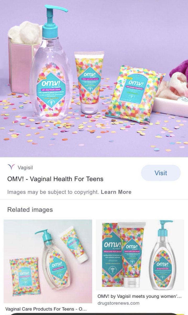 Hey  @vagisil going to call you out here for this predatory line of products aimed at teen girls. Why do you think teen vulvas need special cleaning? To be prepped for men? Because they are dirty. Anxiously awaiting your answer as are all my followers