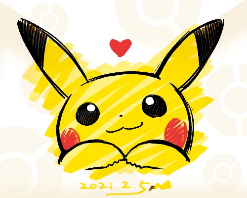 【落描きFan art】ピカチュウの日⚡️(2021) 