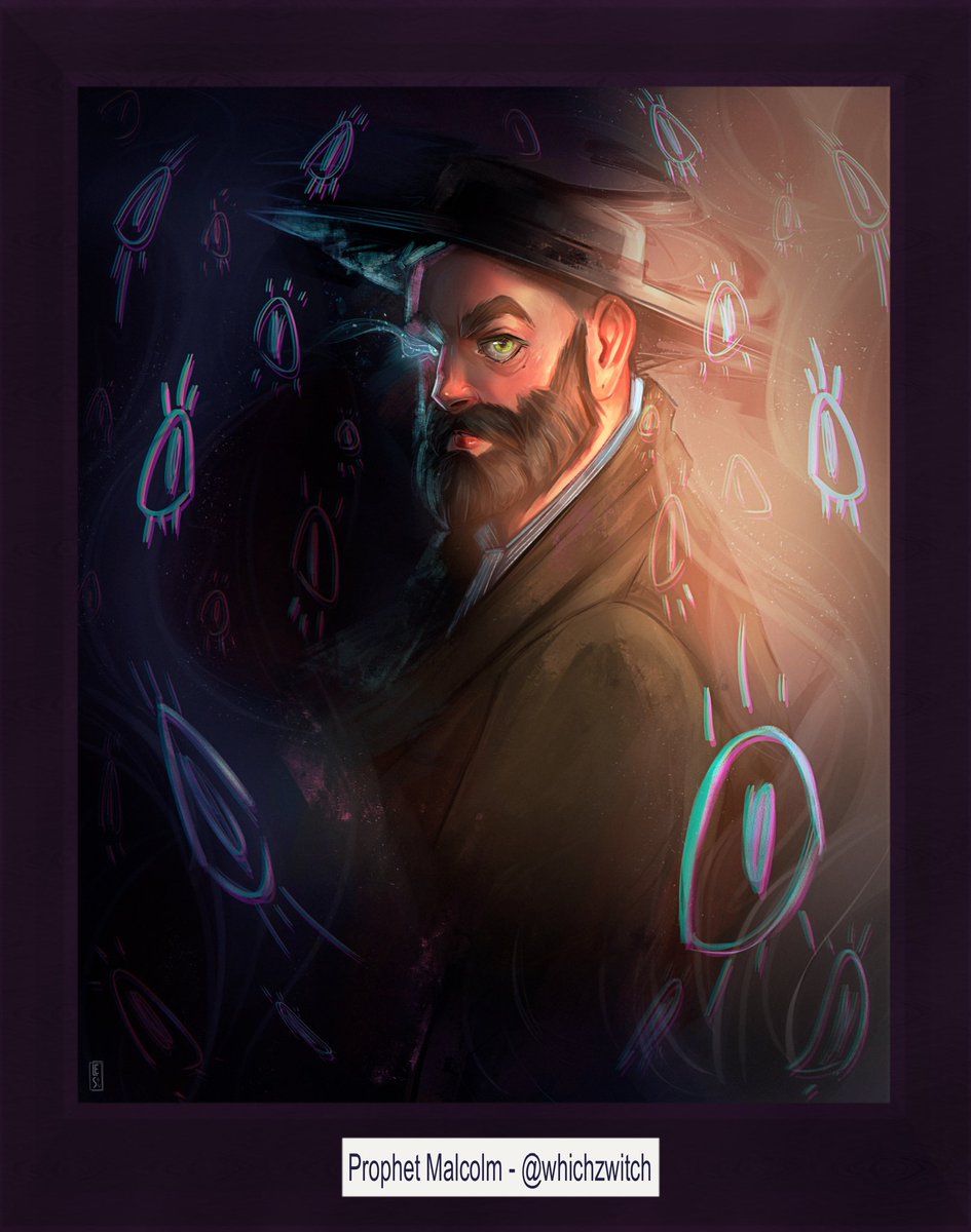 Prophet Malcolm & Michael Sheen Portrait -  @whichzwitch