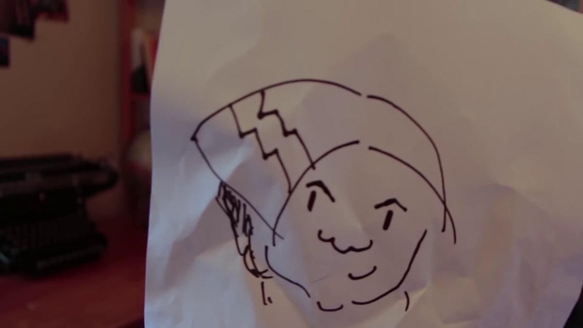  #LainaWatchesAnne It also introduces the reoccuring thing of Anne using little sketches to act out conversations she had off-camera.It's very clever and creative.