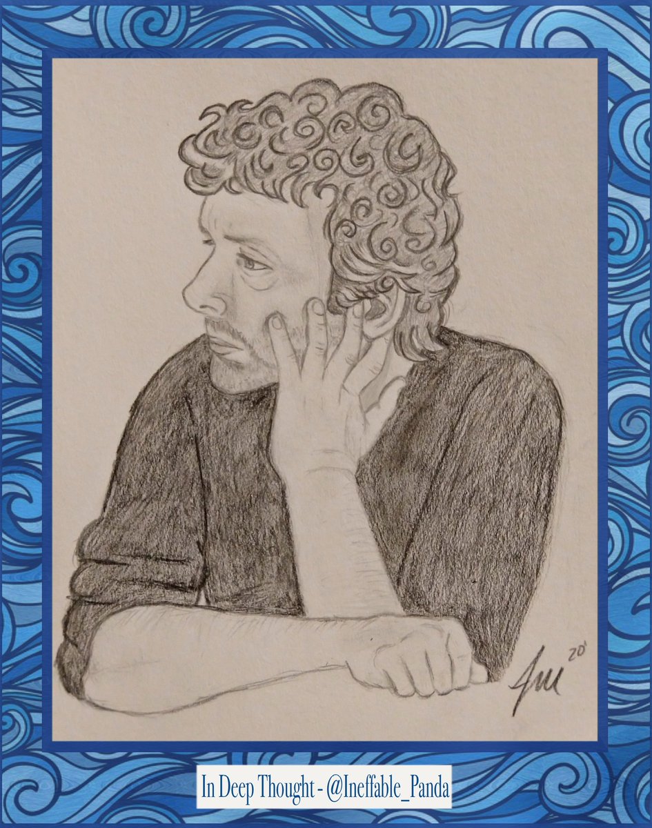 In Deep Thought -  @Ineffable_Panda Peaceful Aziraphale -  @Oniria_Creation