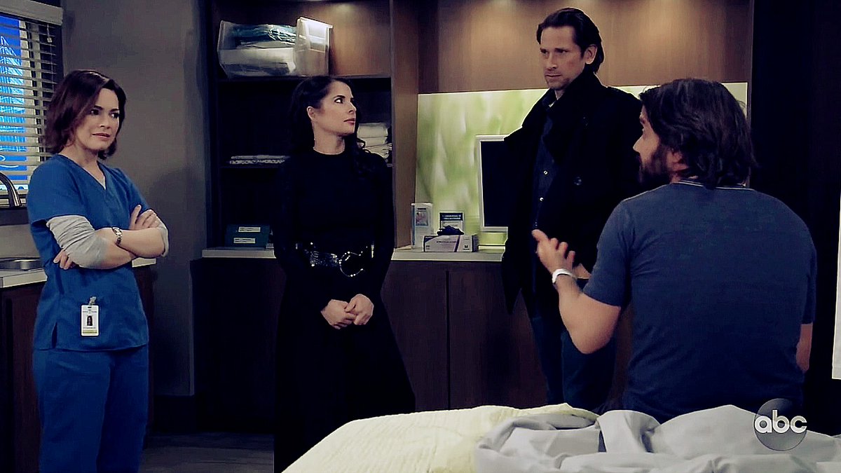 Dante is like "I'm serious before the fish sticks Sam picked out for my lunch arrives and I am stuck here!"   #GH