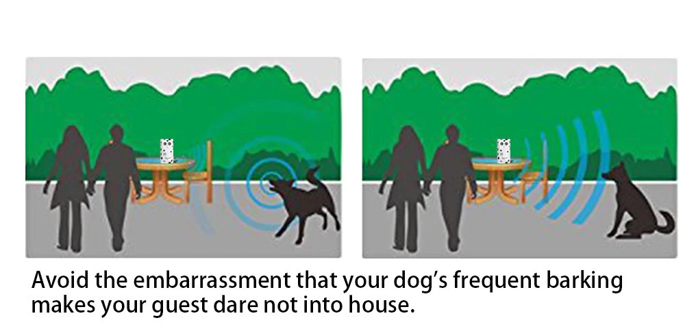 Avoid the embarrassment that your dog's frequent barkingmakes your guest dare not into house.