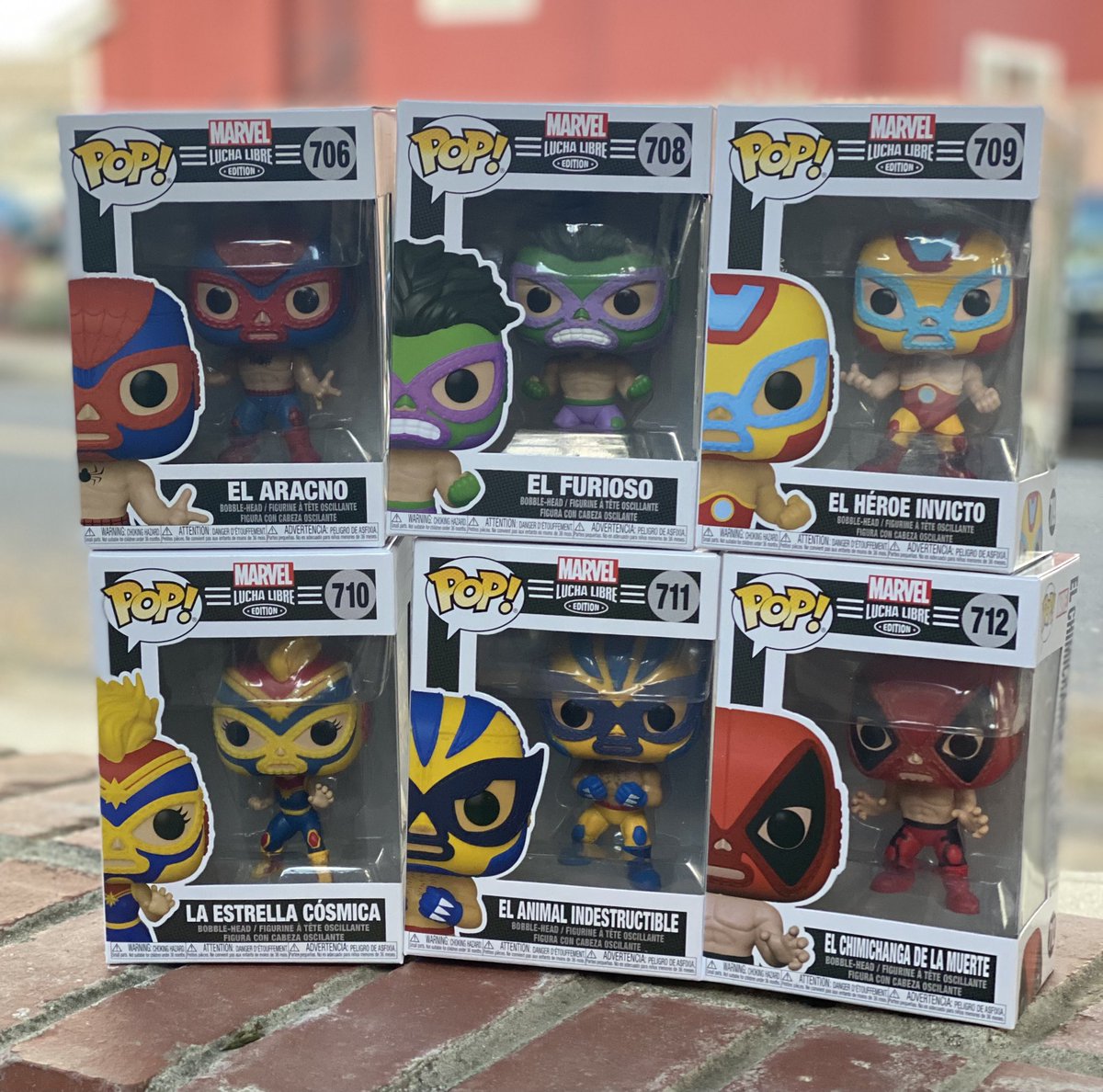 iwantthizstuff's tweet photo. New #luchalibre pops are available now! 
https://t.co/sU3x5fHRjm 
#funkopop #funko #funkocollector #marvel #marvelcomics #disney #captainmarvel #infinitysaga #avengers #funkomania #funkoaddict #toys #toycollector #collector #funkopops #funkomarvel #hulk #deadpool #funkocollection https://t.co/xeSjEGf3hM