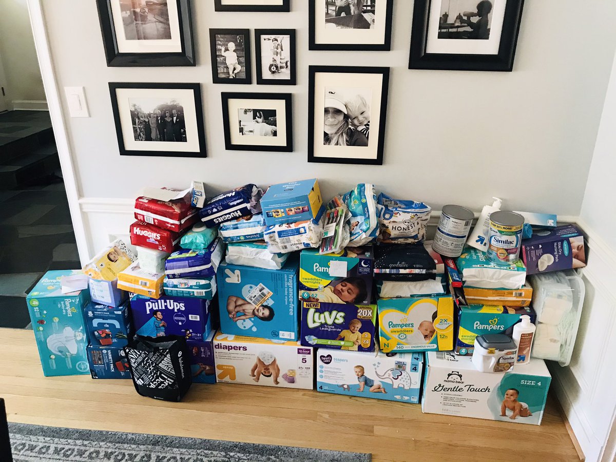 #diaper drive is in full swing!  Collecting products in the DC area and money around the country! #momshelpingmoms #giveback