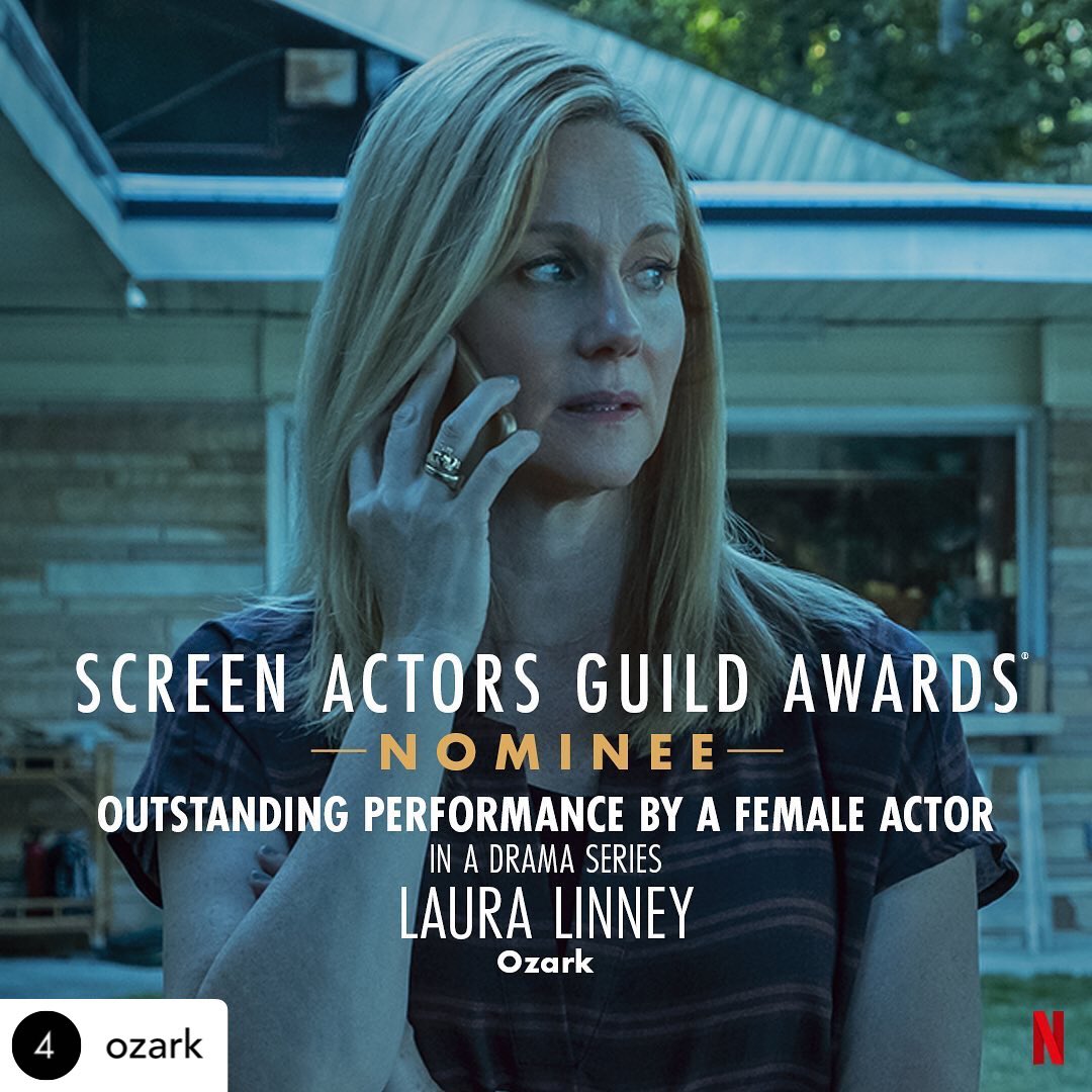 Kevin_L_Johnson's tweet photo. Thank you @SAGawards for the nominations! Congratulations to the entire #Ozark family! It’s been amazing getting to work with this crew for the last 4 years! ❤️ #ozark #bestensemble #bestactor #bestfemaleactor https://t.co/6fQcuxXCKo