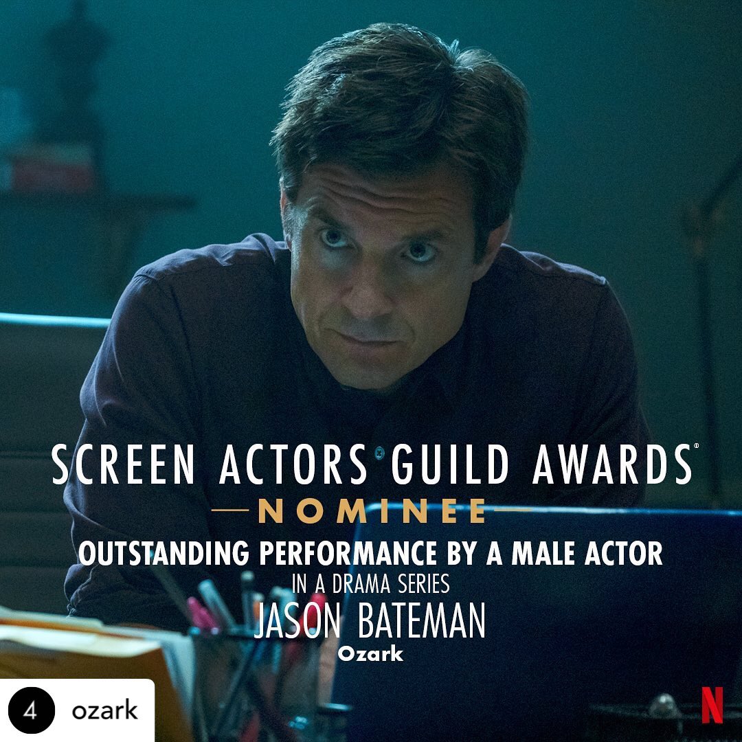 Kevin_L_Johnson's tweet photo. Thank you @SAGawards for the nominations! Congratulations to the entire #Ozark family! It’s been amazing getting to work with this crew for the last 4 years! ❤️ #ozark #bestensemble #bestactor #bestfemaleactor https://t.co/6fQcuxXCKo