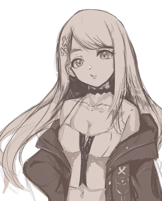 神成きゅぴのラフ 