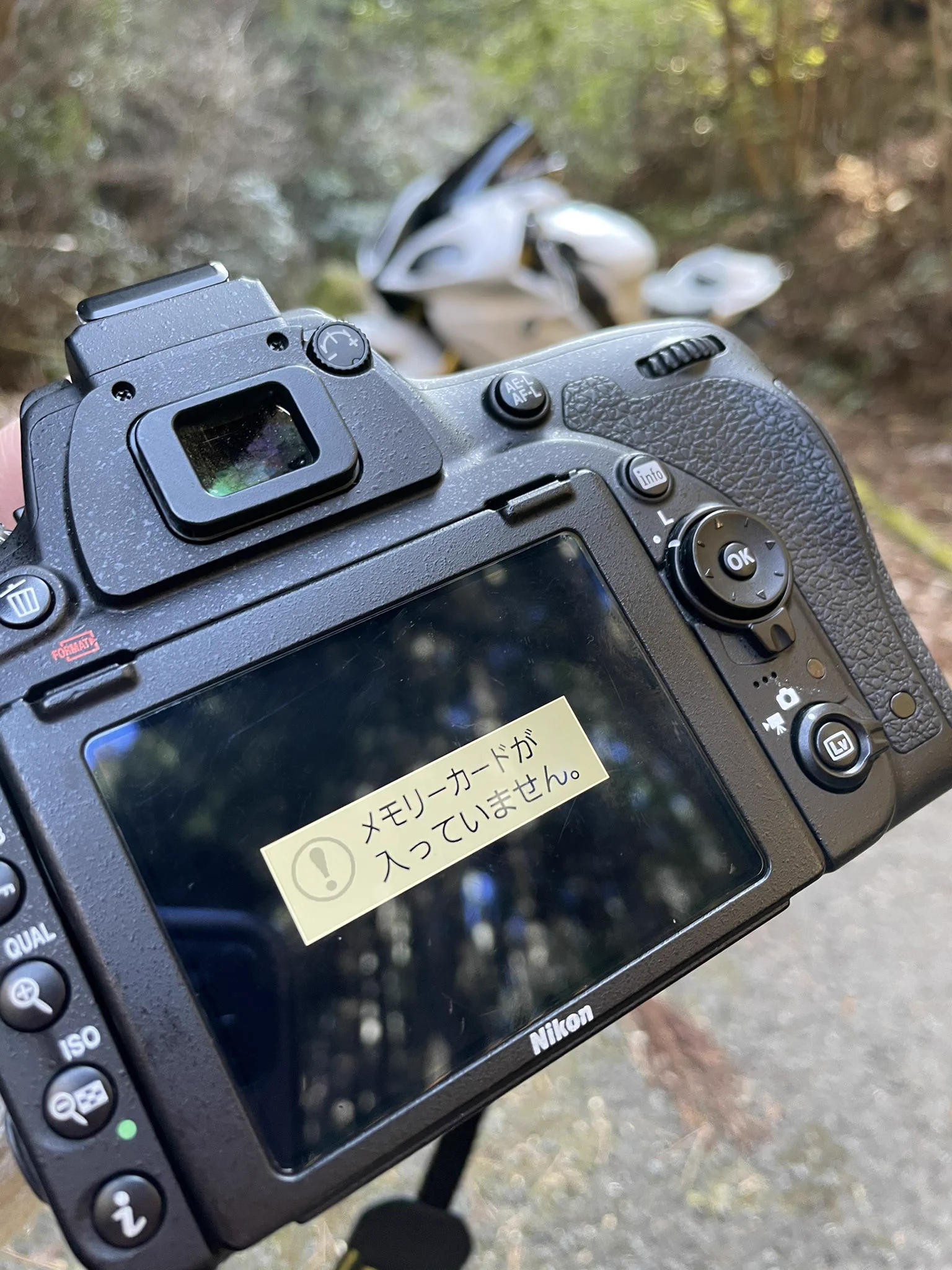 ここまできたのに～。。。山奥にバイク撮影のためにきた結果、メモリーがなかった！