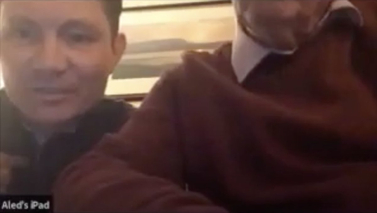 Aled's iPad #1: Looks alarmingly like Gino D'Acampo. Clearly only turned up for the fight, and was never really interested in solving important parish matters. We'll return to person number 2 later on.