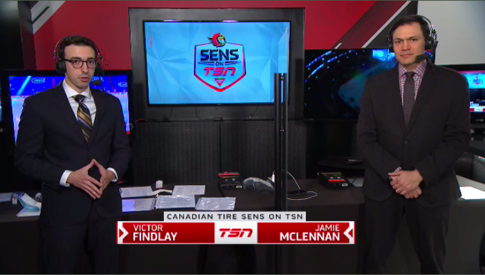 How it started vs. how it's going... A big congratulations to <a href="/RyersonU/">Ryerson University</a> alumnus <a href="/Victor_Findlay/">Victor Findlay</a> on his first #NHL call tonight on <a href="/TSN_Sports/">TSN</a>! #weRrams