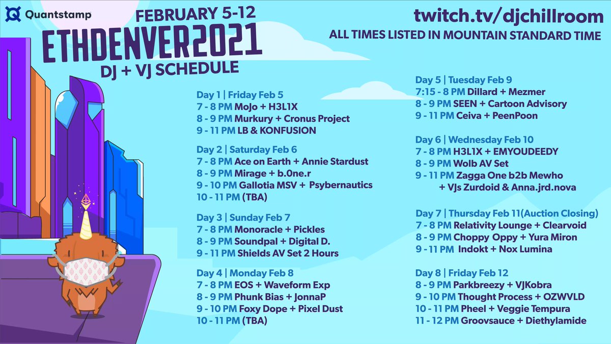 <a href="/phunkbiasmusic/">Phunk Bias</a> and I got a #downtempo journey set exploring closed eye #visuals for <a href="/EthereumDenver/">ETHDenver 🏔🦬🦄</a>

#phunkbias #jonnap #jonnaparts #originalcontent #livestream #ethdenver #CEV #replications #psychedelic #trippy #digital #visuals #visualizers #motiondesign #crypto #cryptoart