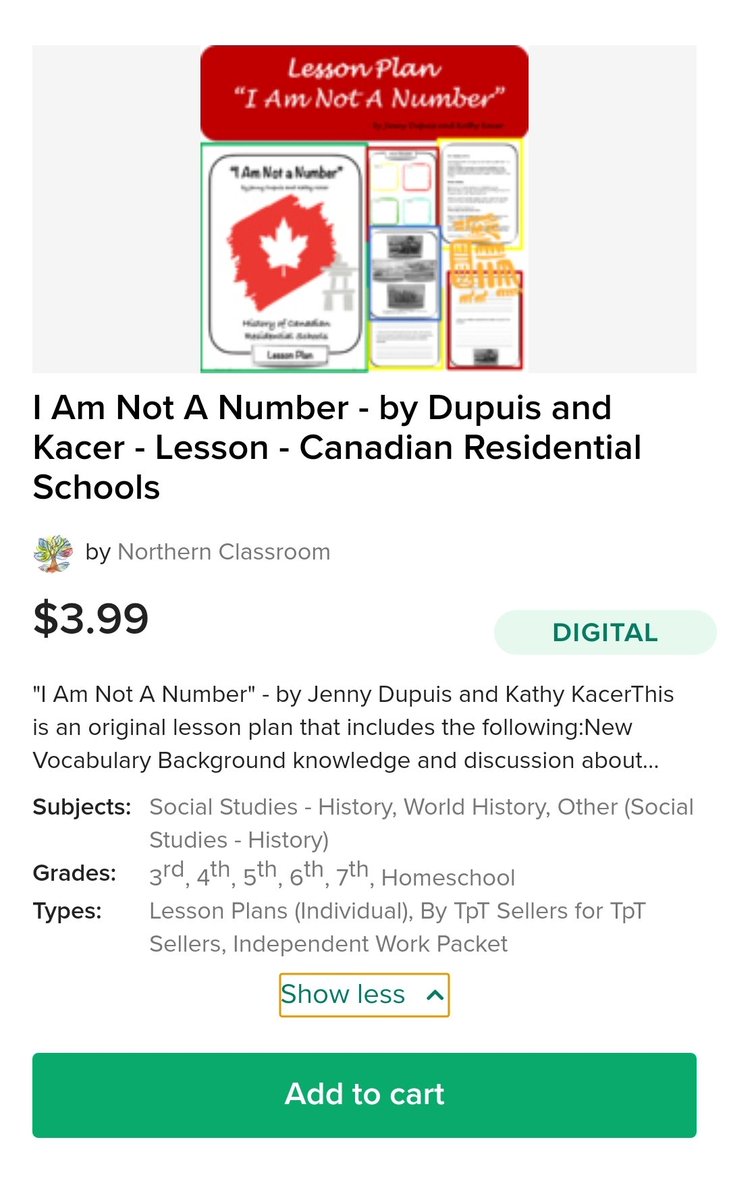 3. Wonder if they got permissions to use the other photos? 4. This lesson is for sale. $3.99 per download...
