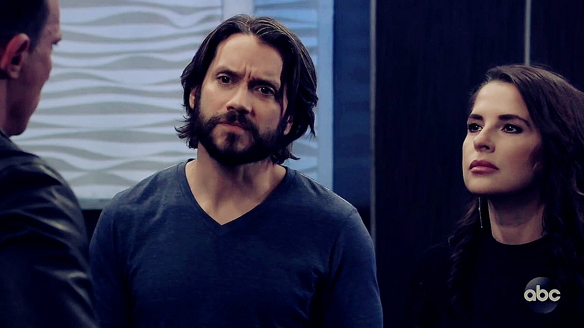 Dante telling Jason and Sam why he thought Peter fired him.  #GH