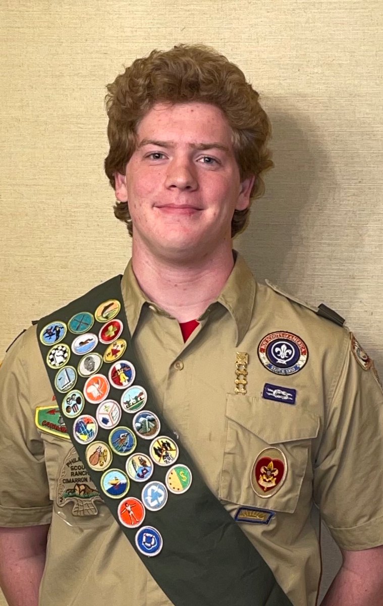 troop116's tweet photo. Congratulations to Aidan Sands, who passed his Board of Review tonight to become our Troop’s 309th Eagle Scout.  We are proud of you! https://t.co/RvVKdzZO0w