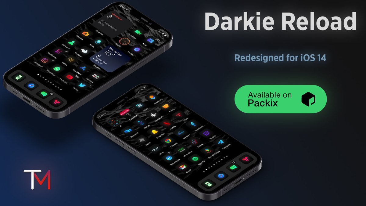 SantiTech_'s tweet photo. Ya esta disponible mi nuevo Tema!
🔥 Darkie Reload 🔥
Ya disponible en Packix: https://t.co/qRvuVrfpFD https://t.co/2dBSfUO3Dh