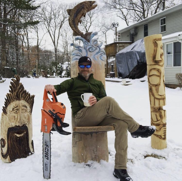 Looks like viking chairs are a new fan-favorite! They’re super crazy comfortable and very customizable, order now on our Facebook page! #TIKITASKFORCE #fish #vikingchair #chainsawcarve