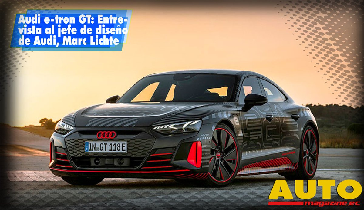 AutomagazineEc's tweet photo. #Industria l 🇩🇪🚗🔌⚡️💥
Audi e-tron GT: Entrevista con el jefe de diseño de Audi: 🔽
https://t.co/leQ9yu7mRk
#AutoMagazineEc #Audi #Ecuador #AudiEtronGT #EV #AutosEléctricos #Alemania #AutoMagazine #AutoEc #AM #MarcLichte #Diseño #Premium https://t.co/Vkd17vGM6D