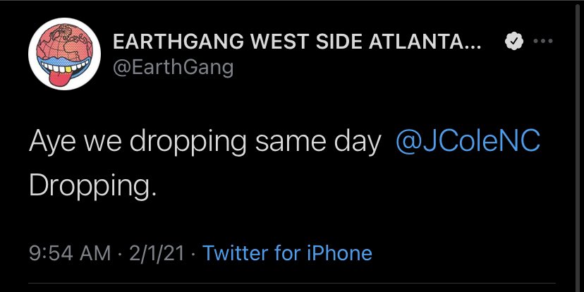 J. Cole Daily tweet media