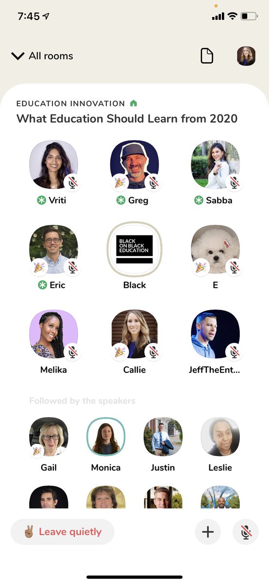 Grateful to part of this community and discussion! <a href="/joinClubhouse/">Follow @Clubhouse</a> #edu2020