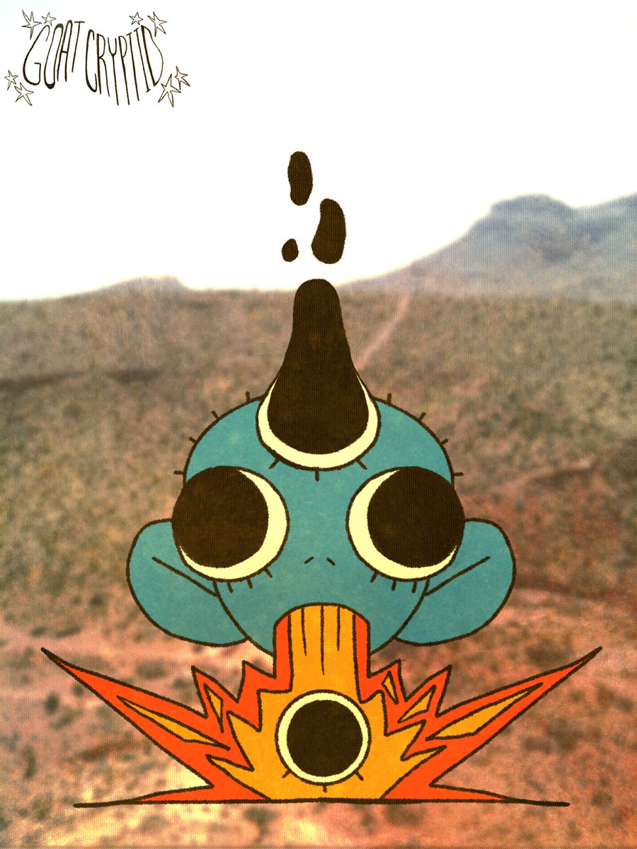 GoatCryptid's tweet photo. #portfolioday #trippyartwork #cartoonart https://t.co/EQ54XjSjfG
