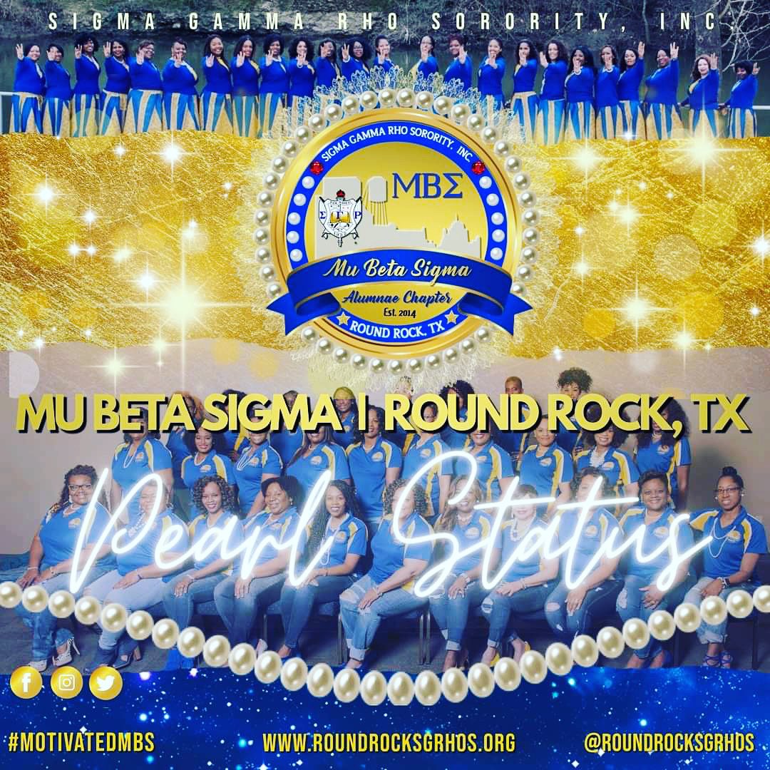 RoundRockSGRhos's tweet photo. ๐Congrats PEARL STATUS๐
We are pRHOud to report that we have surpassed our goal with over 50 members and counting,EE-YIP!
https://t.co/1zX24h0AJe
#SigmaGammaRho #MuBetaSigma #MotivatedMBS #RoundRockSGRhos #SGRho #SigmaSWregion #SGRhoUpdates #CentennialByCentennial #PearlStatus https://t.co/lhmvpuBvZQ