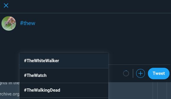 So while we're at it, let's talk about how well  #thewhitewalker and its' prefacing trends have stuck, with screenshots from friends -- you guys speak up, you guys make an impact long after the fact. Enjoy the tag at 8PM EST/7CST vs W*lker