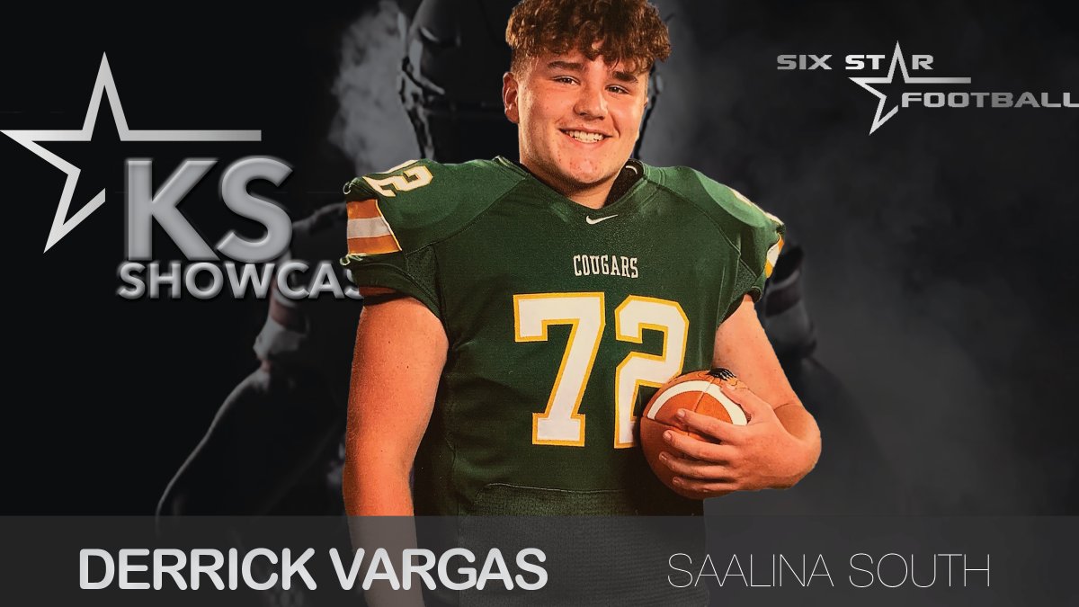 6starfootballKS's tweet photo. Excited to announce Salina South 2024 OL Derrick Vargas (5’10, 219) (@derrick__vargas) will  be attending the Six Star Football 2021 KC Showcase on March 28! 

Events are scheduled for KC, STL, OKC, OMAHA and Fort Lauderdale

For more info https://t.co/qcXjR7GUbF https://t.co/KJm9lnbmXk