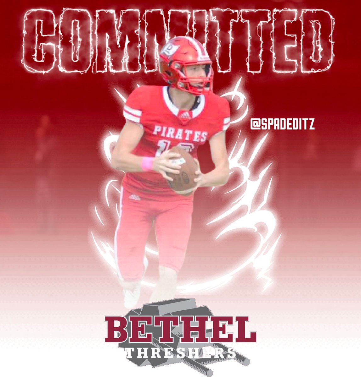 It’s official...✍🏻 Huge thanks to @CoachHarrisonBC and <a href="/Threshers_FB/">Bethel College FB</a> for the amazing opportunity! #FatherAbraham