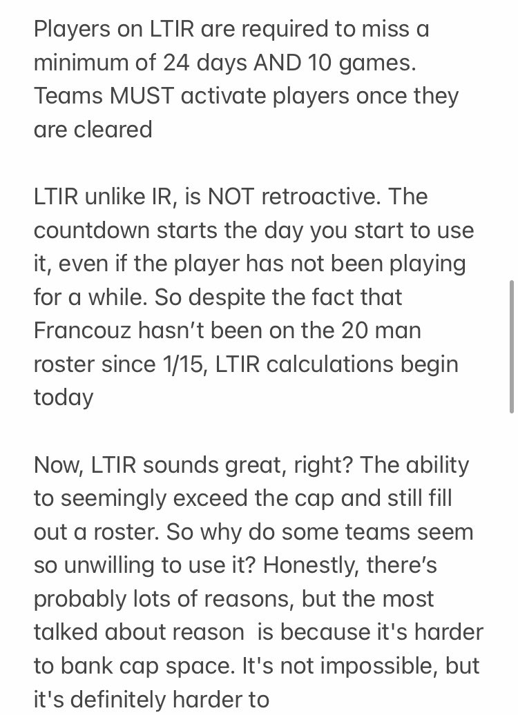 LTIR continued 5/12